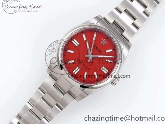 Best 41mm Red 1:1 VR3230 Steel Dial Clean Perpetual 904L 126000 Edition Oyster 0219